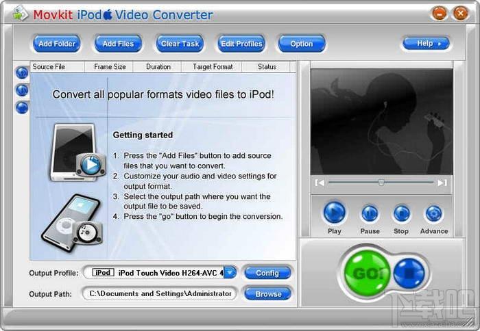 MovKit iPod Video Converter 4.0.5 build 20080522,MovKit iPod Video Converter 4.0